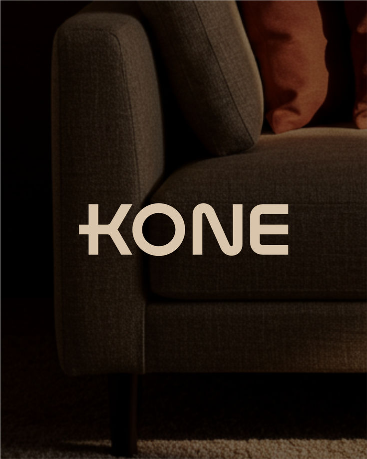 Logotipo Minimalista Kone - Branding